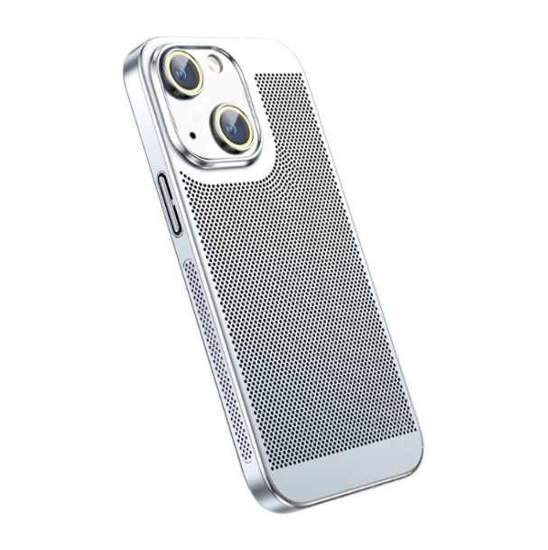 Ice Sense Heat Dissipation Electroplating PC Phone Case - For iPhone 13 - mosaccessories